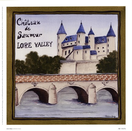 Framed Loire Valley Print