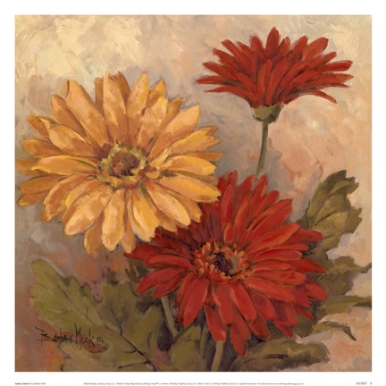 Framed Gerber Daisies II Print