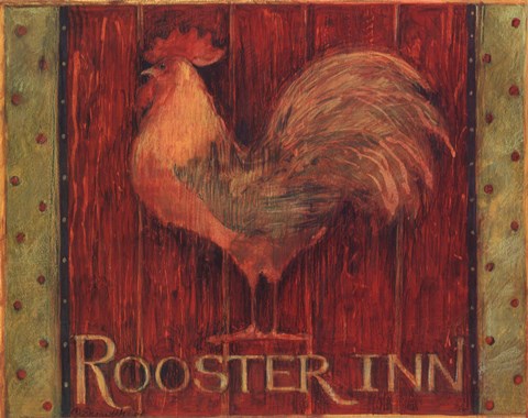 Framed Rooster Inn Print