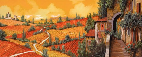 Framed Bassa Toscana Print