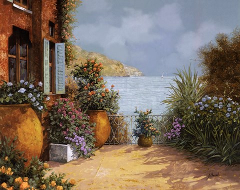 Framed Otri sulla Terrazza Print