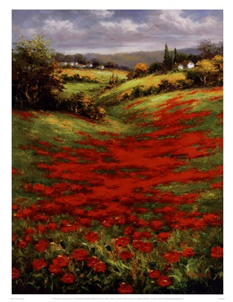 Framed Valley View II Print