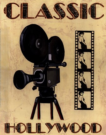 Framed Classic Hollywood Print