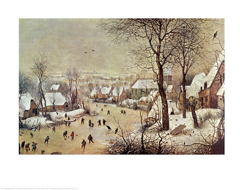 Framed Winter Scene Print