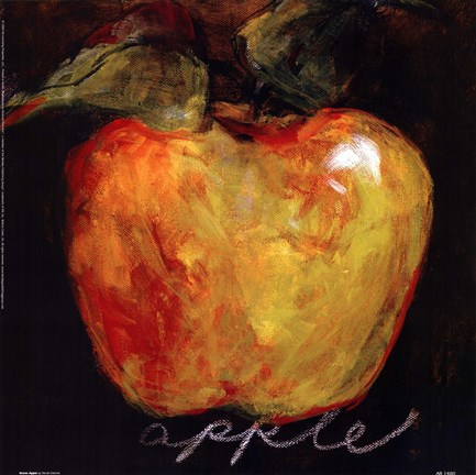 Framed Green Apple Print