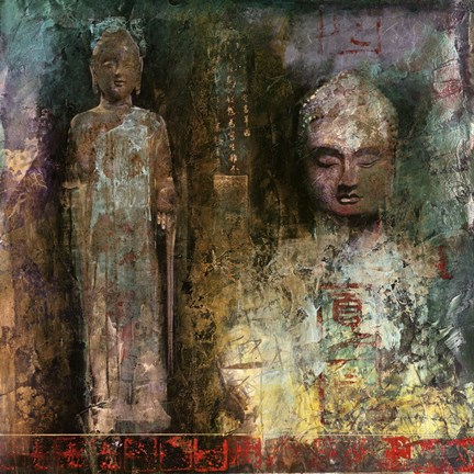 Framed Meditation Gesture II Print
