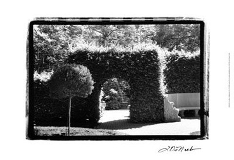 Framed Garden Hideaway III Print