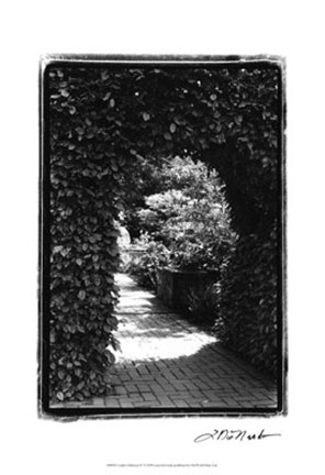 Framed Garden Hideaway IV Print