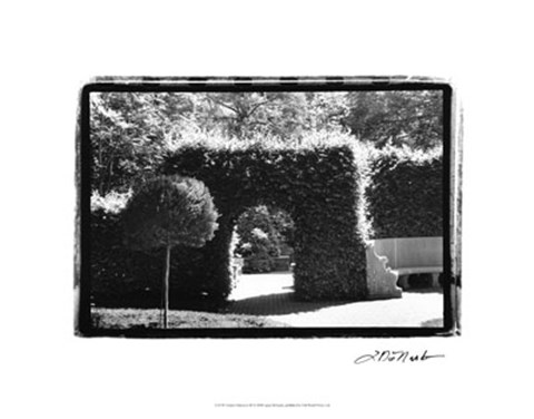 Framed Garden Hideaway III Print
