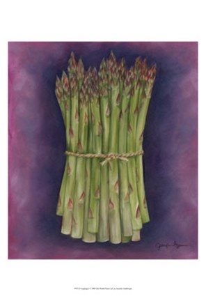 Framed Asparagus Print