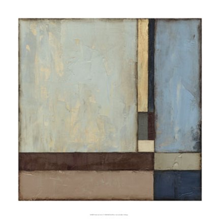 Framed Earth, Steel &amp; Sky I Print