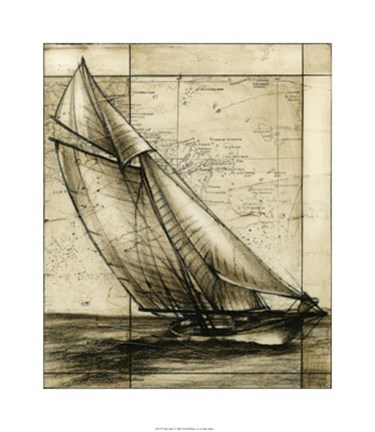 Framed Tradewinds II Print