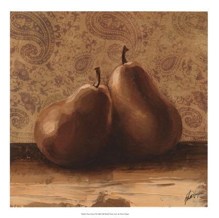 Framed Fruit Duet II Print