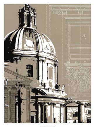 Framed Aesthetic Design II Print