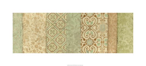 Framed Painted Patterns I Print