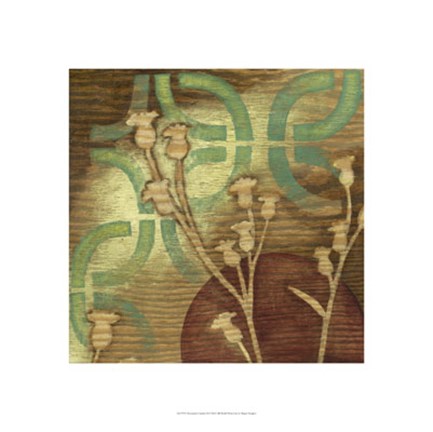 Framed Ornamental Garden II Print