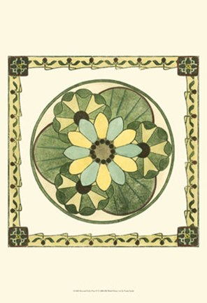 Framed Arts &amp; Crafts Plate IV Print