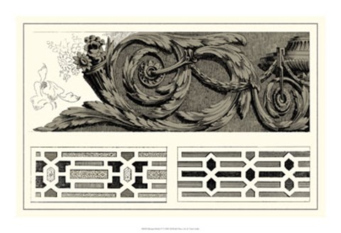 Framed Baroque Details IV Print