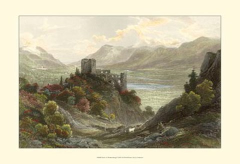 Framed Ruins of Brunnenburg Print