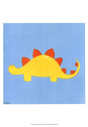 Framed Stegosaurus Print