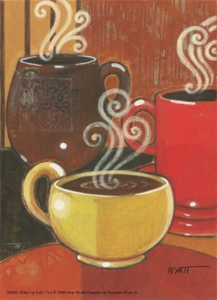 Framed Wake Up Call I Print