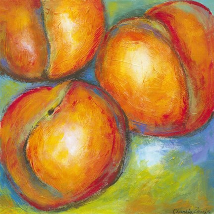 Framed Abstract Fruits II Print
