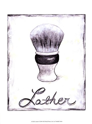 Framed Lather Print