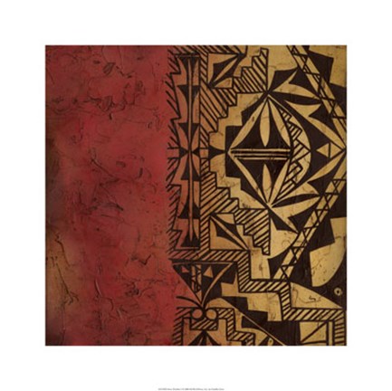 Framed Native Tradition I Print