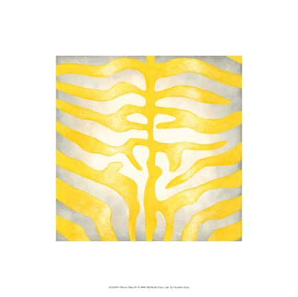 Framed Vibrant Zebra IV Print