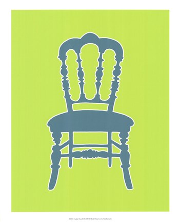 Framed Graphic Chair III Print