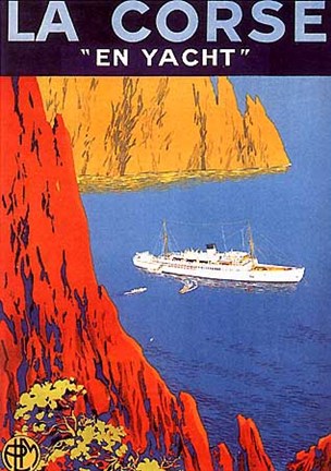 Framed La Corse Print