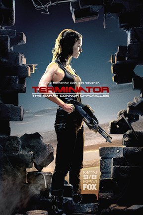 Framed Terminator: The Sarah Connor Chronicles - style AP Print