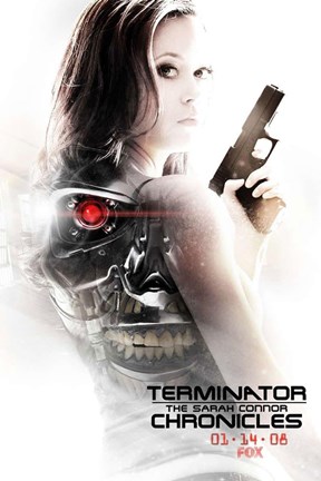 Framed Terminator: The Sarah Connor Chronicles - style BC Print