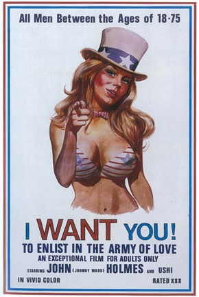 Framed I Want You! To Enlist in the Army of Love, c.1970 Print