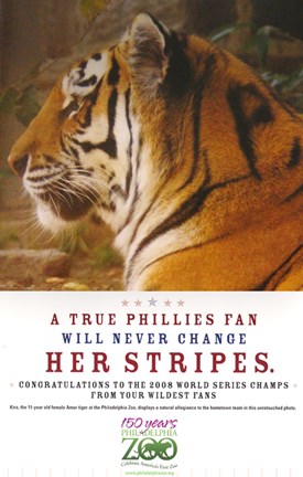 Framed True Phillies Fan - Philadelphia Zoo Print