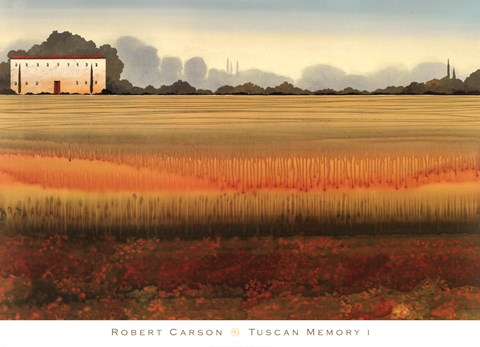 Framed Tuscan Memory I Print