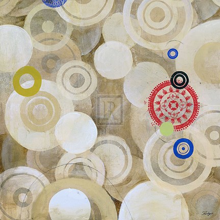 Framed Lots Of Spots III Print