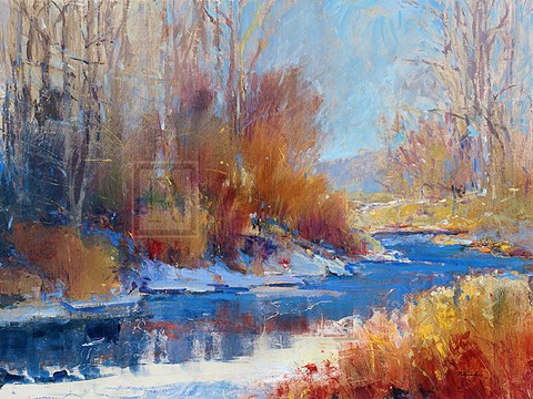 Framed Winterscene Print