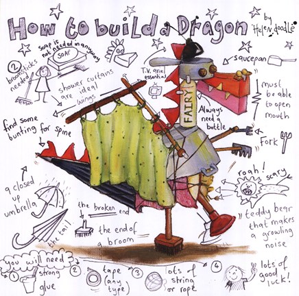 Framed How to Build a Dragon Print