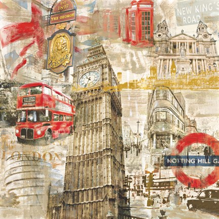Framed In London Print