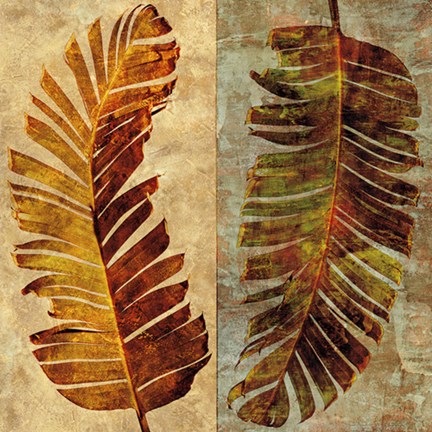 Framed Palms Pairs I Print