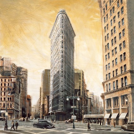 Framed Flatiron Building Print