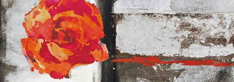 Framed Metallic Pop Flower II Print