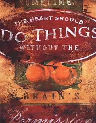 Framed Do Things Print
