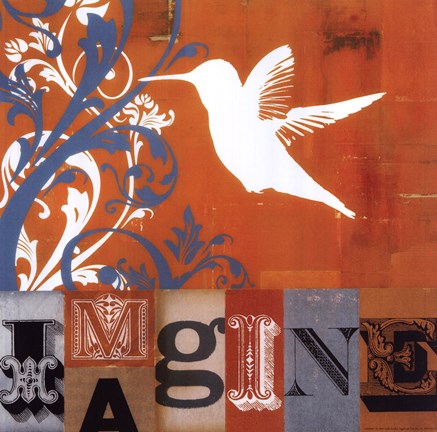 Framed Imagine Print