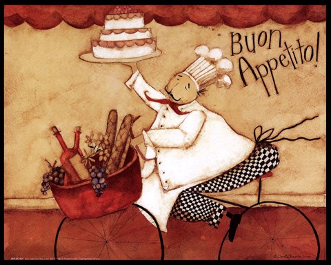 Framed Buon Appetito Print