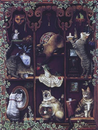 Framed Midnight Mischief Print