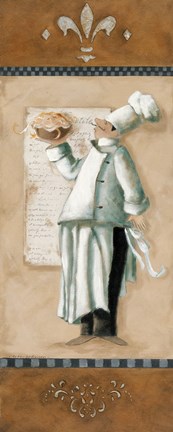 Framed Chef Magnifique II Print