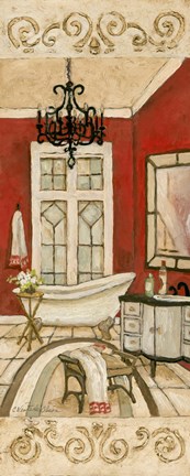 Framed Mon Beau Bain I Print