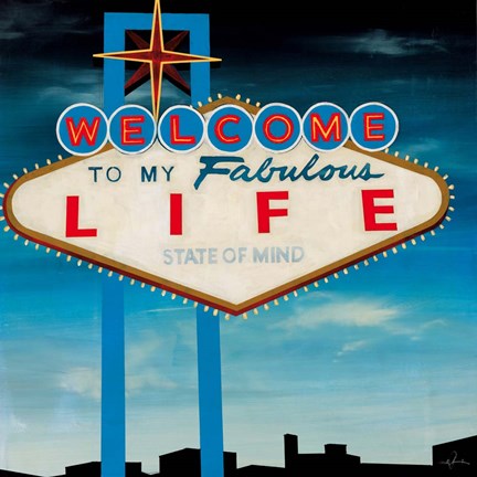 Framed Welcome Print